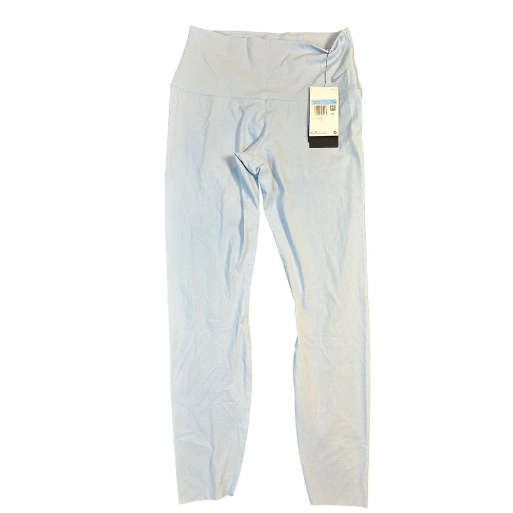 Nike Zenvy Dri-FIT Womens High Waisted Training Leggings Blue DQ6015-441 M